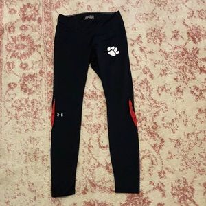 Red and black puppy pants.